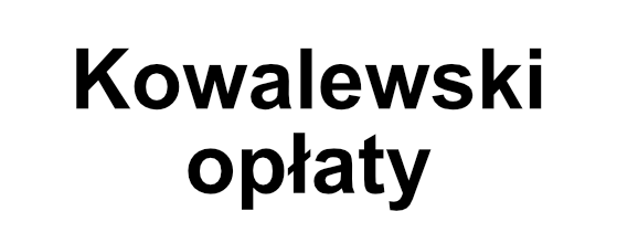 Kowalewski opłaty